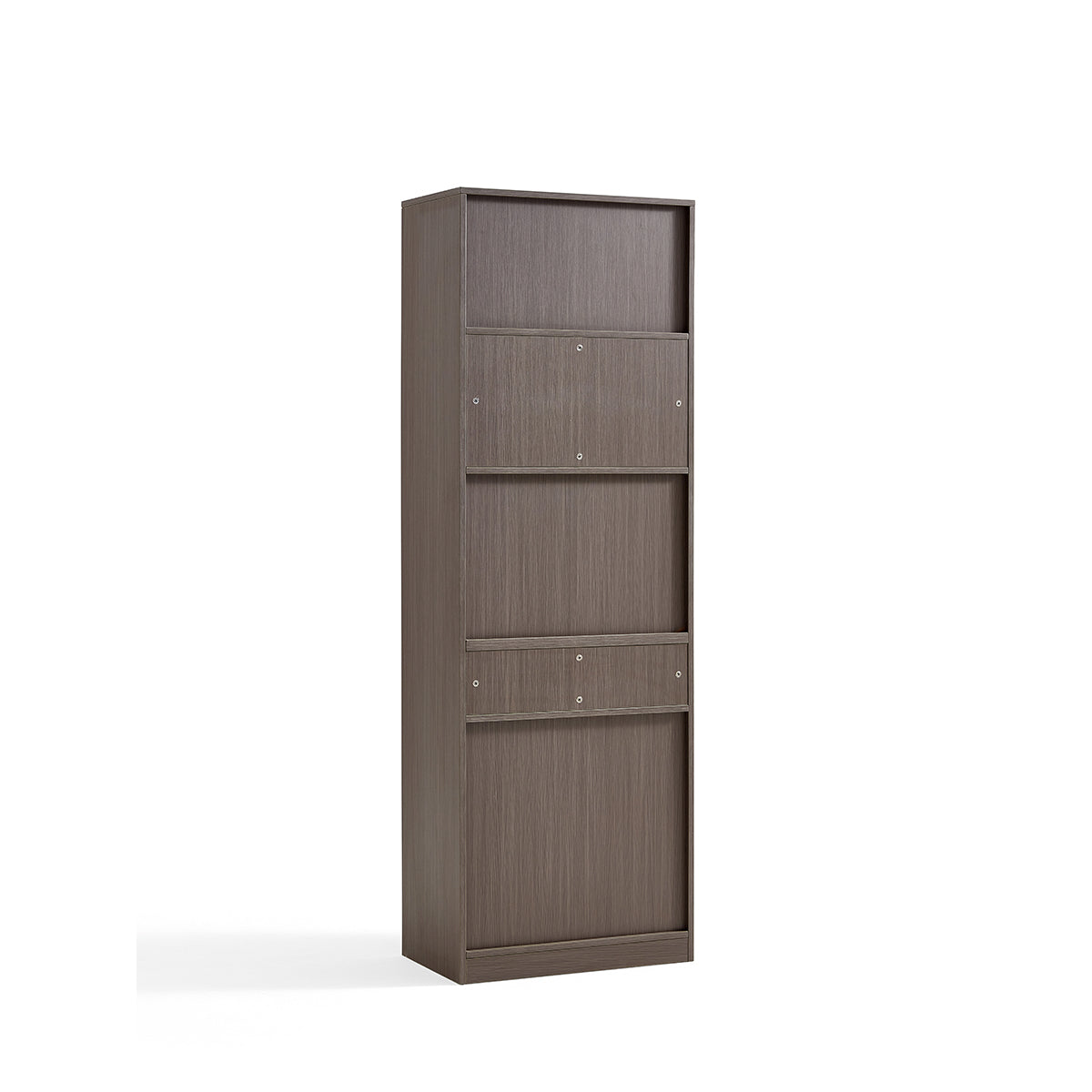 Detachable Grey Study Desk & Bookshelf Set-3